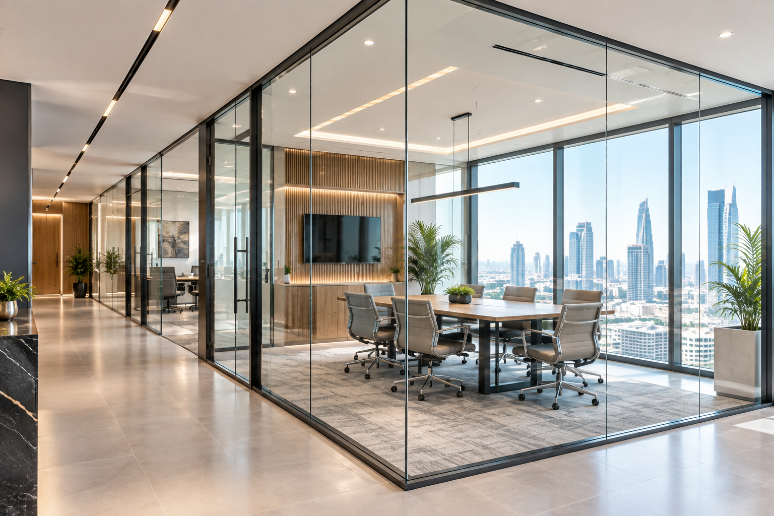 Aluminium Partitions